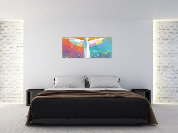 Tablou - Păzitorul florilor (120x50 cm)