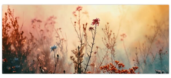 Tablou - Flori sălbatice (120x50 cm)