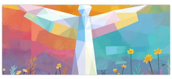 Tablou - Păzitorul florilor (120x50 cm)