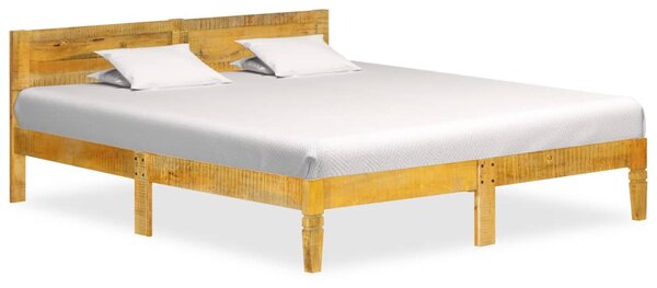 Cadru de pat, 140 cm, lemn masiv de mango