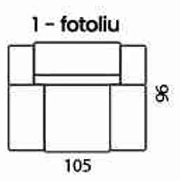 Fotoliu cu recliner Zoom