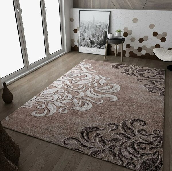 Covor Living Dormitor, Model Mira 24031 234, Maro 50x80