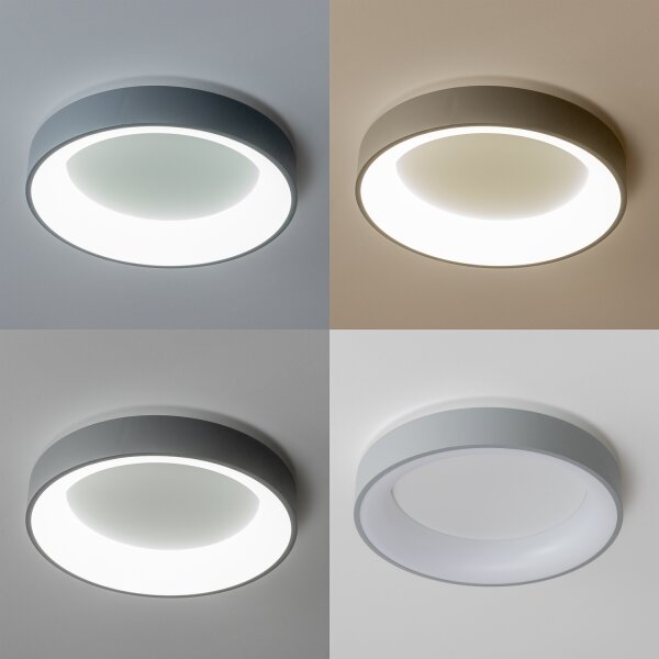 Brilagi - Plafonieră LED reglabilă/40W/230V 3000-6500K gri + telecomandă
