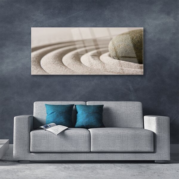 Tablou pe sticla Gresie Art Gray