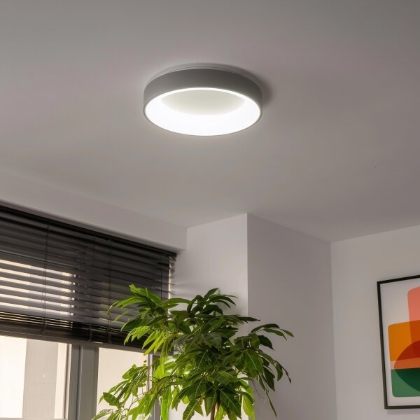 Brilagi - Plafonieră LED reglabilă/40W/230V 3000-6500K gri + telecomandă