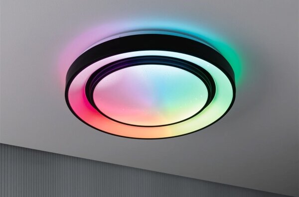 Plafonieră dimabilă LED RGBW/38,5W RAINBOW 230V Paulmann 70545 + telecomandă