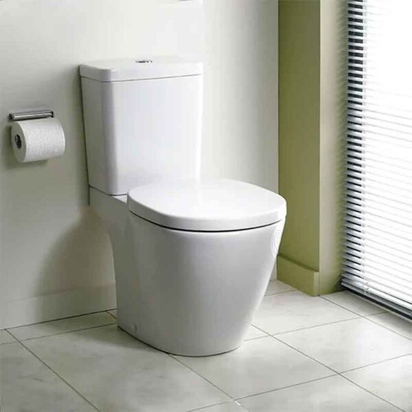 Set vas WC stativ Ideal Standard, Connect, monobloc, alb