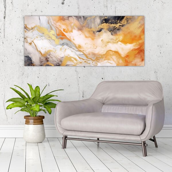 Tablou - Fond marmorat (120x50 cm)
