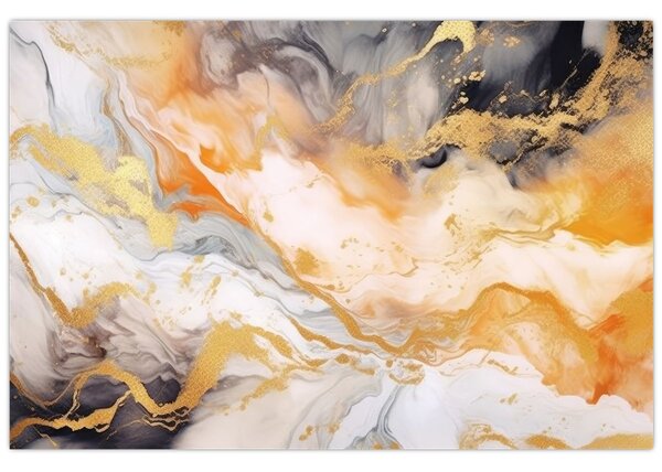 Tablou - Fond marmorat (90x60 cm)