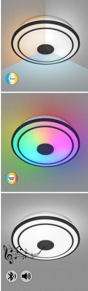 Rabalux 71030 - Plafonieră LED RGB dimabilă NIKOLAUS LED/24W/230V