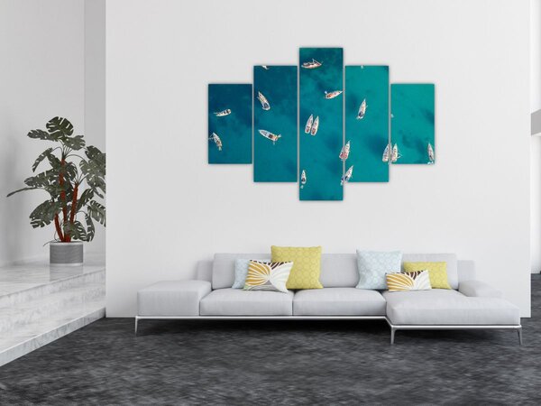 Tablou - Sailboats (150x105 cm)