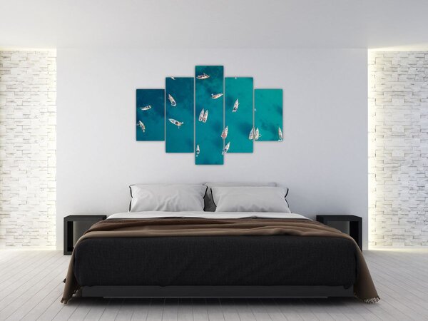 Tablou - Sailboats (150x105 cm)