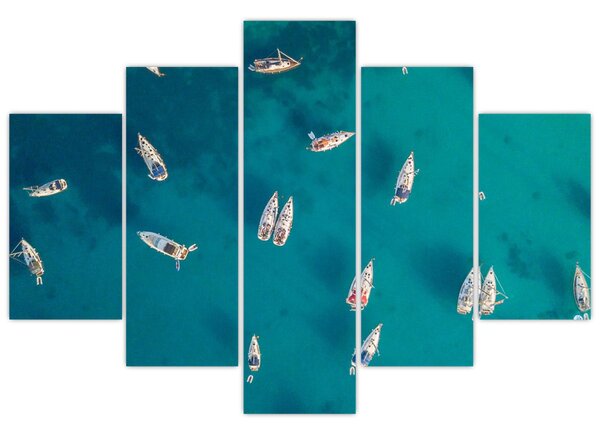 Tablou - Sailboats (150x105 cm)