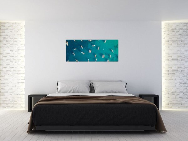 Tablou - Sailboats (120x50 cm)