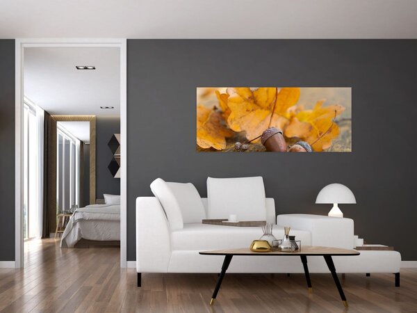 Tablou - Ghinde de toamnă (120x50 cm)