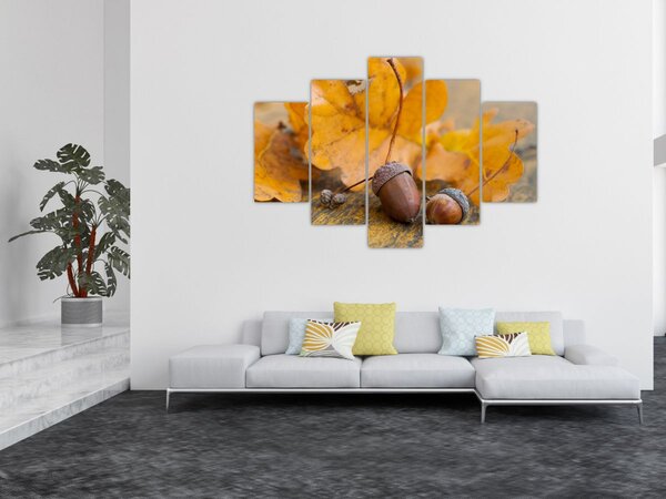 Tablou - Ghinde de toamnă (150x105 cm)