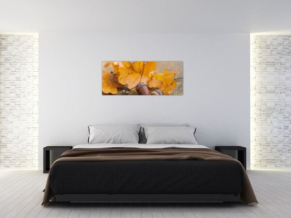 Tablou - Ghinde de toamnă (120x50 cm)