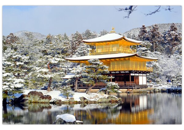 Tablou - Kinkakuji, Japonia (90x60 cm)