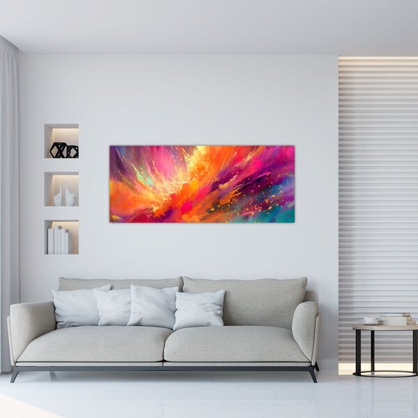 Tablou - Abstractizare dinamică (120x50 cm)