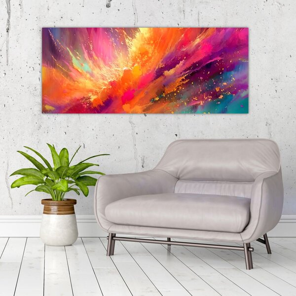 Tablou - Abstractizare dinamică (120x50 cm)