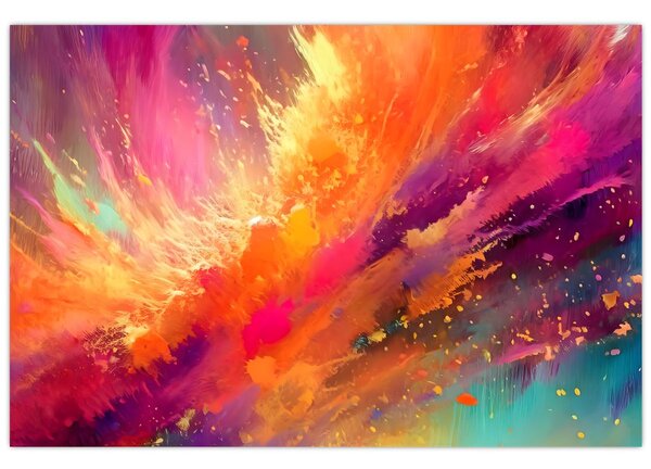 Tablou - Abstractizare dinamică (90x60 cm)