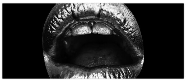 Tablou - Buze lucioase (120x50 cm)
