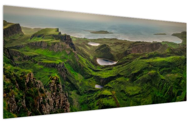 Tablou - Quiraing, Scoția (120x50 cm)