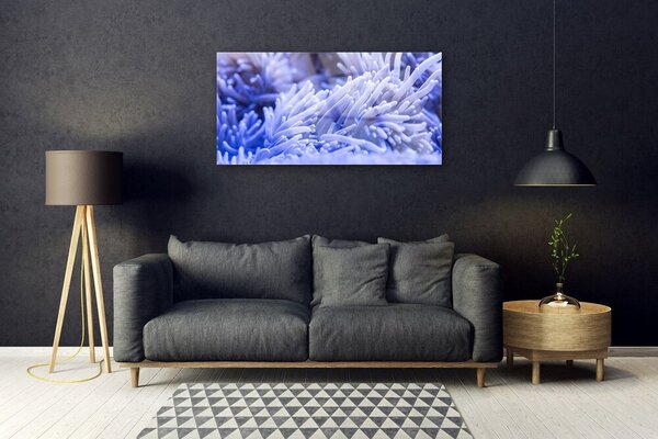 Tablou pe sticla Abstract Art Purple