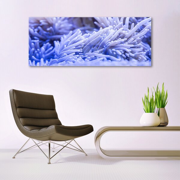 Tablou pe sticla Abstract Art Purple