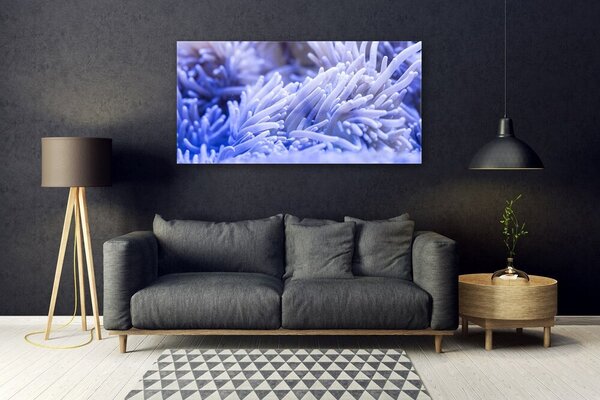 Tablou pe sticla Abstract Art Purple