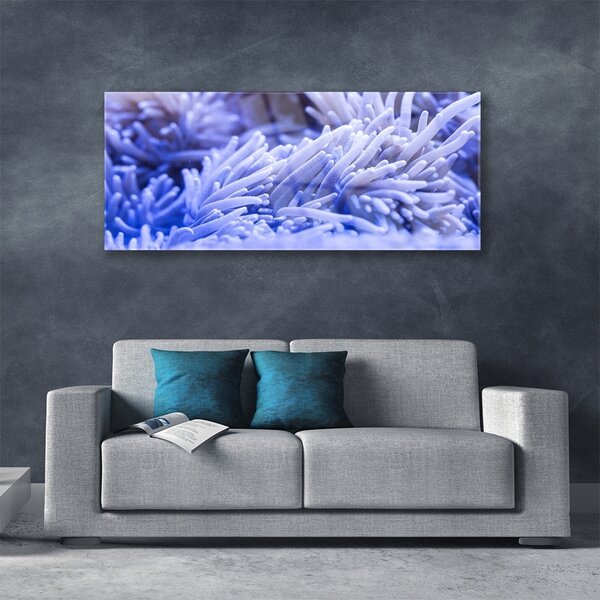 Tablou pe sticla Abstract Art Purple