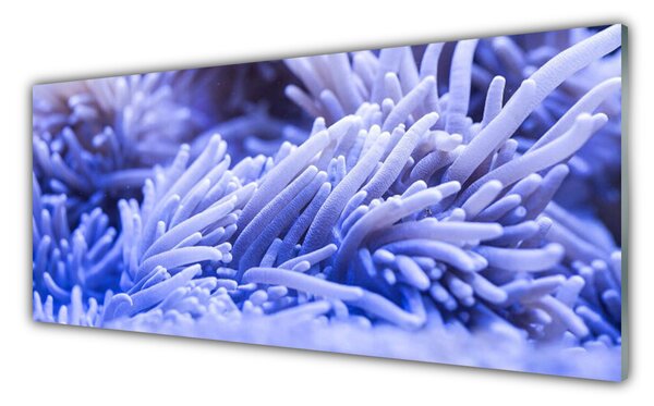 Tablou pe sticla Abstract Art Purple