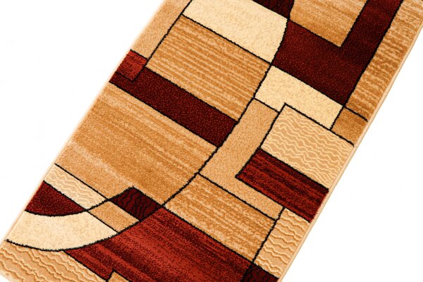 Model Lotos 538 825, Covor Dreptunghiular, Crem Rosu Dreptunghi, 80x200