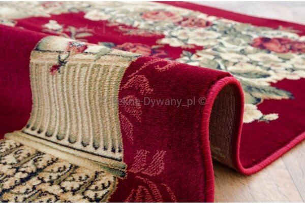 Covor Clasic, Model Coloane 532 210, Rosu Dreptunghi, 100x200