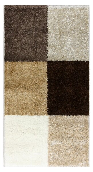 Covor Fantasy 12518-19, Marime 120 x 170 cm, Bej, Maro, Inaltime Fir 30 mm, Antialergic, Polipropilena, Living, Dormitor, Sufragerie, Birou 120 x 170