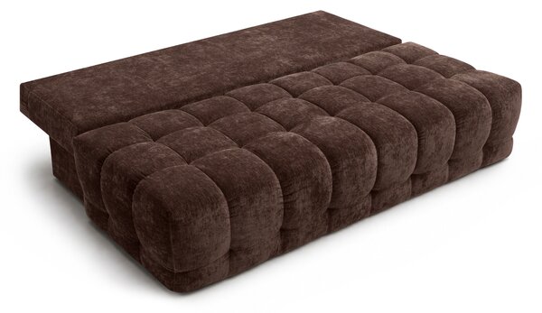 Canapea extensibilă cu ladă Tuko - chenille maro Vibe 26