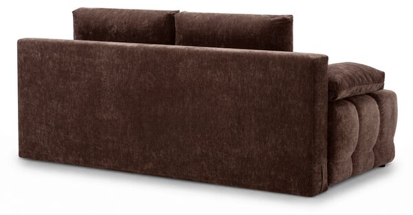 Canapea extensibilă cu ladă Tuko - chenille maro Vibe 26