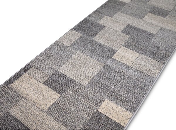 Traversa Hol, Model Daffi 13027 190, Festonata, Latime 150 cm, Gri 150 x 200