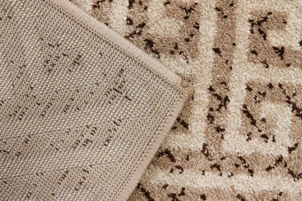 Covor Cappuccino 16063-10, Bej Alb, 1700 gr mp Dreptunghi, 80x150