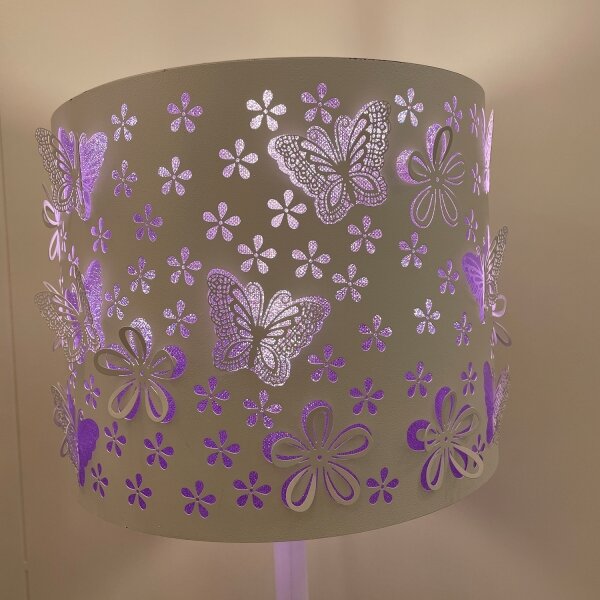 Lampadar ONLI TITILLA 1xE27/22W/230V mov/alb