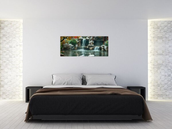 Tablou - iaz asiatic (120x50 cm)