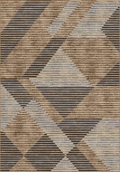 Model Daffi 13126, Covor Dreptunghiular, Maro Dreptunghi, Maro, 60x110