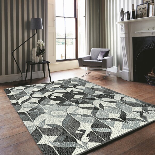 Covor Dream 18011-190, Marime 120 x 170 cm, Gri, Inaltime Fir 8 mm, Antialergic, Polipropilena, Living, Dormitor, Sufragerie, Birou 120 x 170