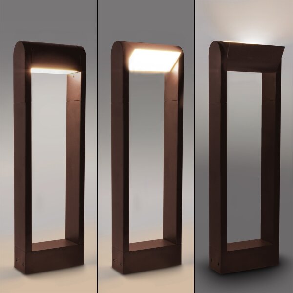 Brilagi - Lampă LED de exterior CROTONE LED/7W/230V maro IP54 50 cm