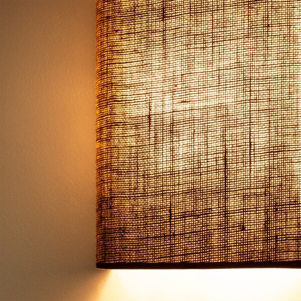 Brilagi - Aplică de perete LED BOHO STYLE 1xE27/15W/230V maro