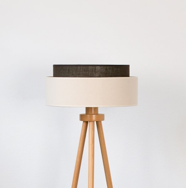 Brilagi - Lampadar LED Boho Style 1xE27/15W/230V crem/maro