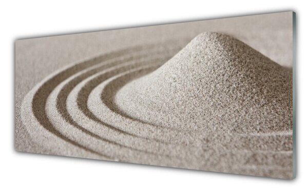 Tablou pe sticla Sand Art Gray