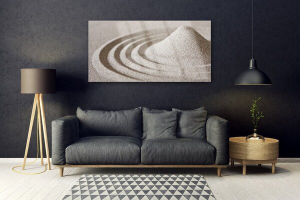 Tablou pe sticla Sand Art Gray
