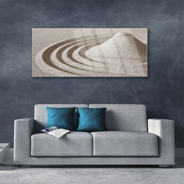 Tablou pe sticla Sand Art Gray