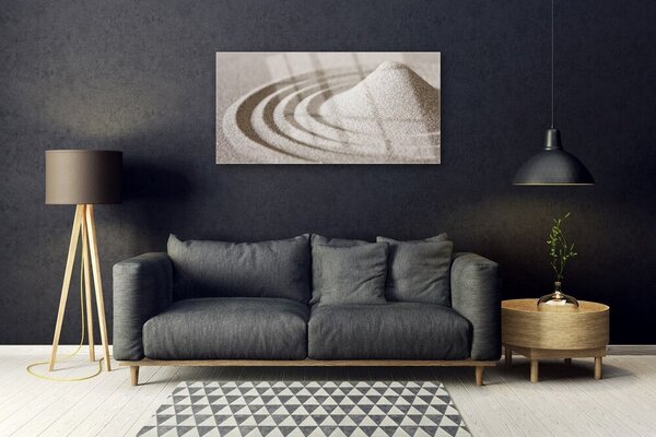 Tablou pe sticla Sand Art Gray